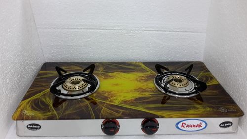 Biogas Two Burner Glass Top