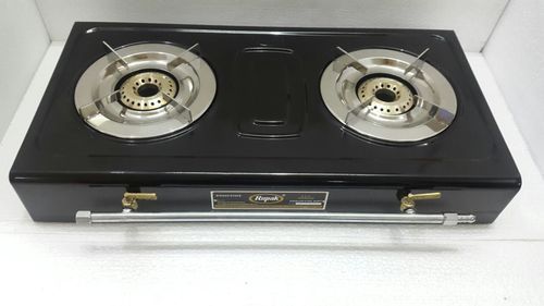 Biogas Double Burner Black