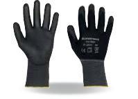 PU 1st Black Protective Gloves