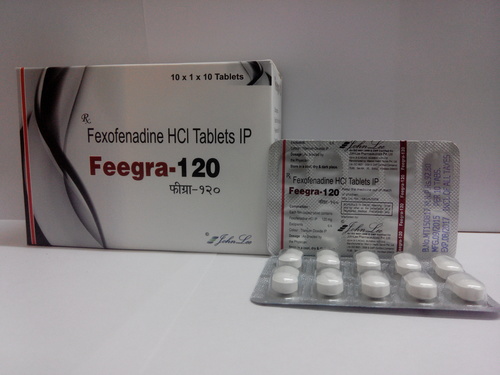 Fexofenadine hydrochloride 120 mg Tablet