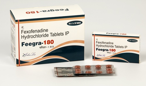 Fexofinadine hydrochloride 180 mg  TABLET