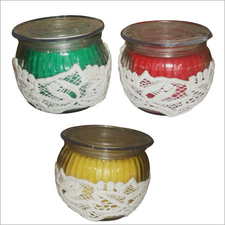 Colorful Jar Candle