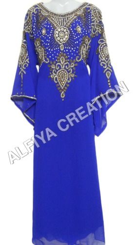 Beautiful arabic fany sleeves wedding wear kaftan