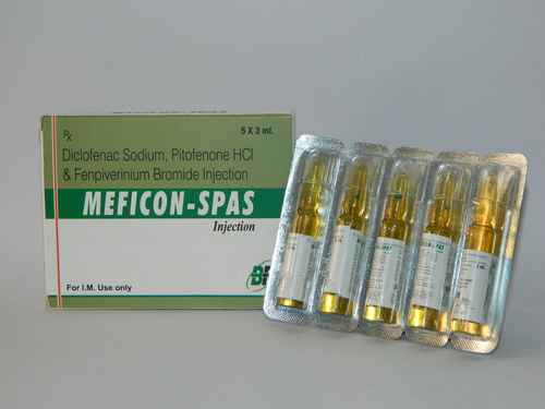 Diclofenac Pitofenone Fenpiveriniu Injection