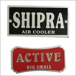 Company Name Aluminum Nameplate
