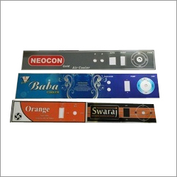 Cooler Aluminum Name Plate