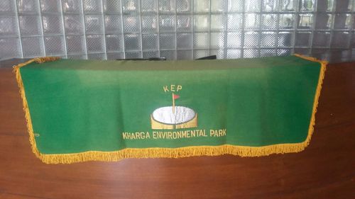 Table Cloth Blazer With Hand Zari Works Silken Cha