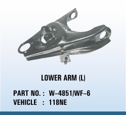 118NE LOWER ARM (L)