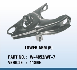 118NE LOWER ARM (R)
