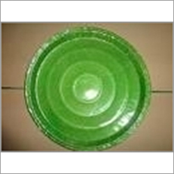 Green Paper Plate