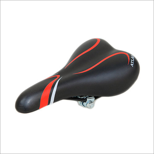 Children Bicycle Saddles - PP/PU Rexine, 265x160mm, Black | Comfortable, Durable, Stylish, Kamani Fixed Clip