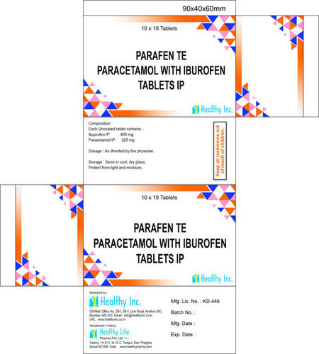 Paracetamol with Ibuprofen Tablets 400mg
