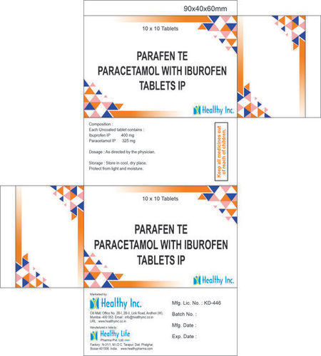 Paracetamol With Ibuprofen Tablets 400Mg Medicine Raw Materials