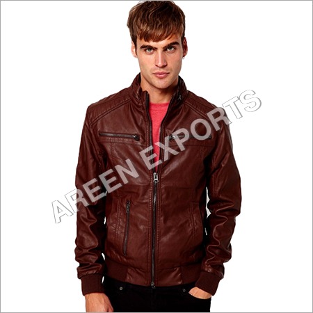 Mens Motorcycle Leather Jacket
