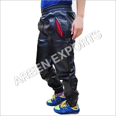 Men Leather Sweatpant