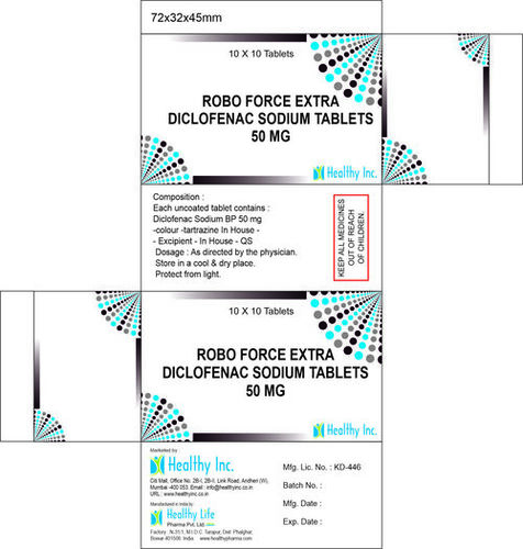 50 mg Diclofenac Sodium Tablets BP