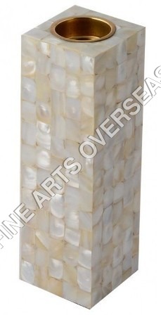 Mother of Pearl Candle Holder