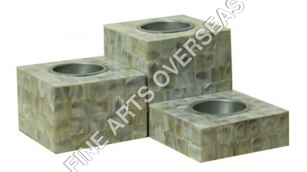 Mother of Pearl Candle Stands