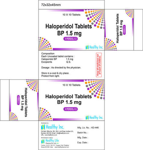 1.5 mg Haloperidol Tablets BP