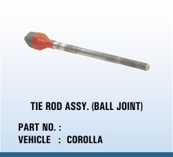 COROLLA TIE ROD ASSY. (BALL JOINT) - Steel, 250-350mm, Red | Steering Control, Precise Turning, Durable Design