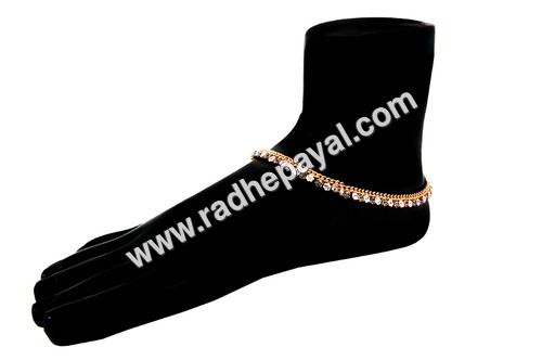 indian gold plated payal