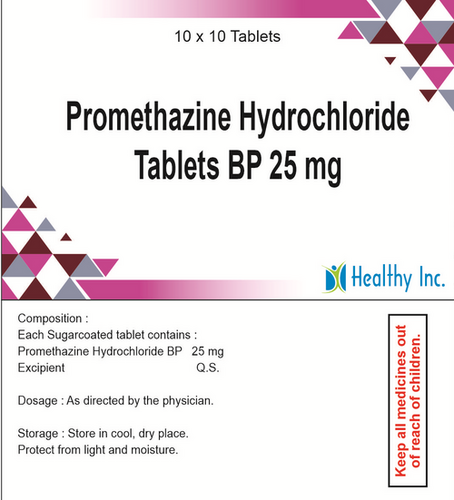 25mg Promethazine Hydrochloride Tablets BP