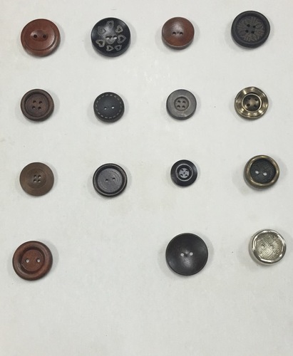 Glitter Polyster Buttons