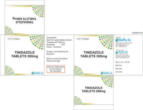 500 Mg Tinidazole Tablets Medicine Raw Materials