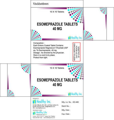 40 mg Esomeprazole Tablets
