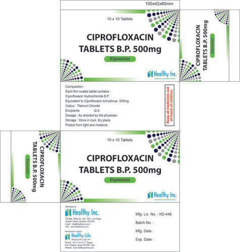 Ciprofloxacin Hcl Bp Medicine Raw Materials