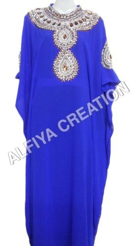 Georgette Fancy Dubai Farasha Kaftan