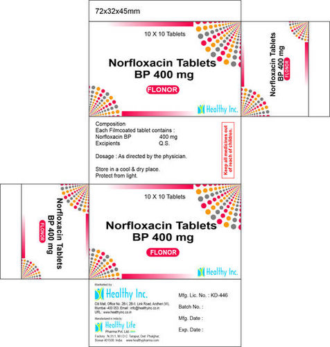Norfloxacin Tablets BP 400 mg