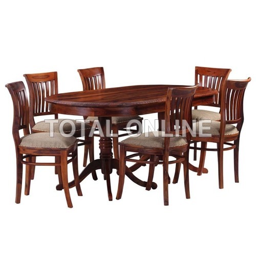 Six Padded Chairs With Magnificently Crafted