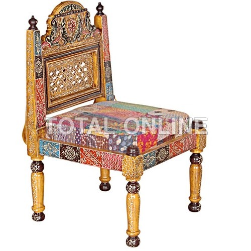 Wooden Handmade Chair Back Folding With Upholstery