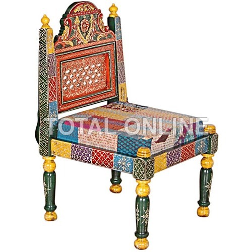 Wooden Chair Back Folding With Upholstery Seat