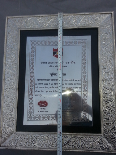 Citation For Vip Silver Frame