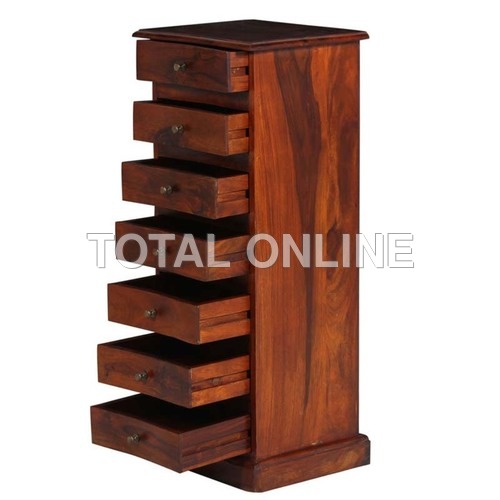 Vertical Wooden Chest of Drawer