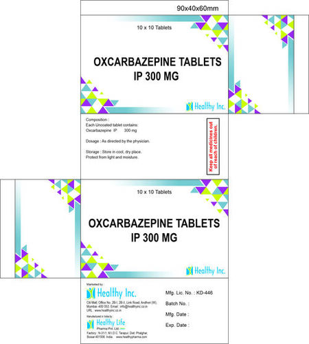 300 mg Oxcarbazepine Tablets IP