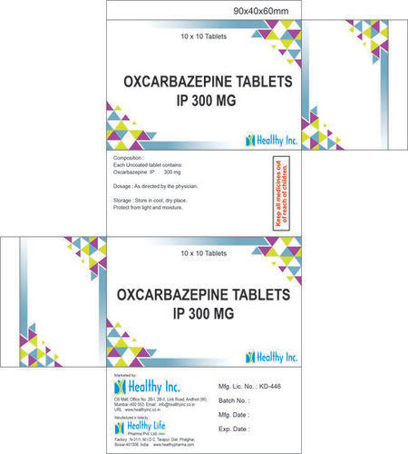 300 Mg Oxcarbazepine Tablets Ip Medicine Raw Materials