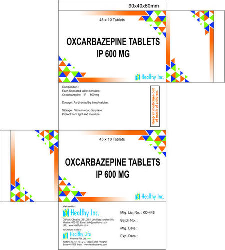 600 mg Oxcarbazepine Tablets IP