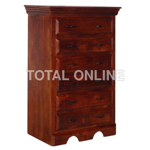Sleek Designed Sheesham Wood Made Tall Chest 