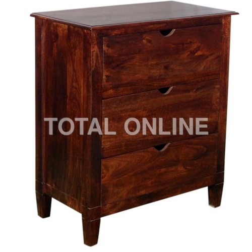 Dark Colored Sheesham Wood Made Chest