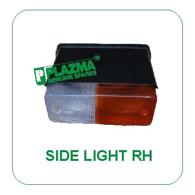 Side Light RH Green Tractor - Plastic, Glass 10x5x4 cm Red, White, 12V 5W | Durable, Easy Install, High Visibility