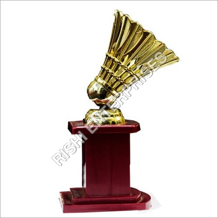 Metal Fibre Badminton-Cork Trophy