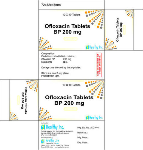 200 mg Ofloxacin Tablets