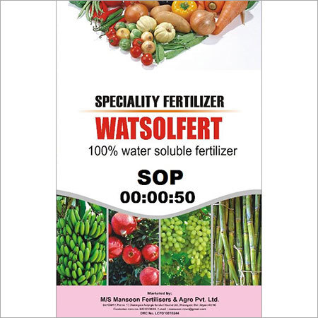 SOP-00-00-50 100% Water Soluble Fertilizer