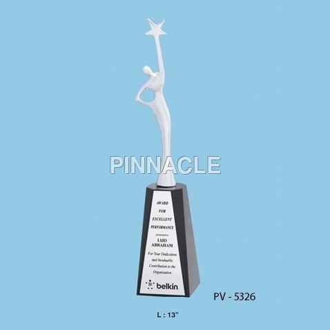 Silver Looking Trophy With A Star
