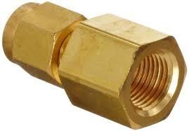 Female Connector - Brass 1/4-1" NPT, Gold, 1000 PSI | Secure Connection, Reliable Performance, Easy Installation