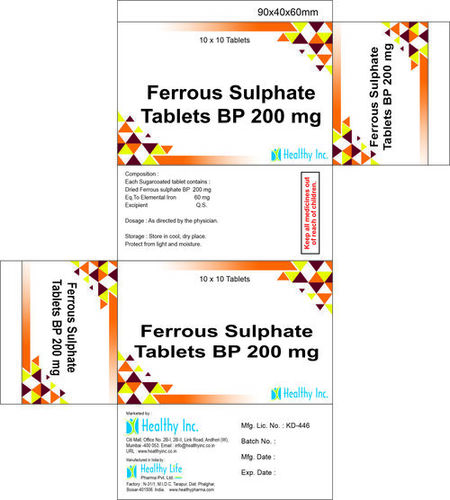 Ferrous Sulphate Tablets BP 200 mg