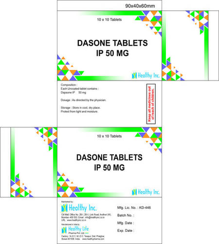 Dapsone Tablets IP 50 mg Dapsone Tablets IP 50 mg